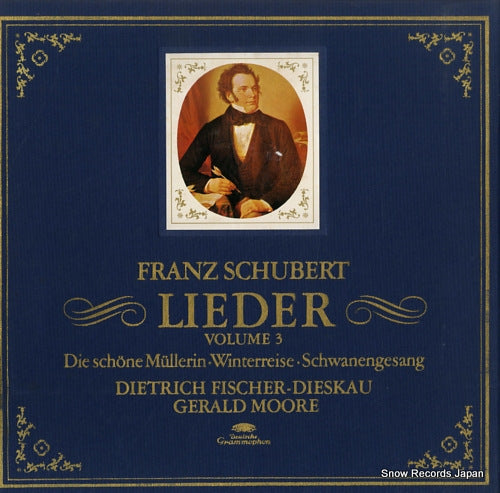 FISCHER-DIESKAU, DIETRICH / GERALD MOORE schubert; lieder volume 3 MG9646/9
