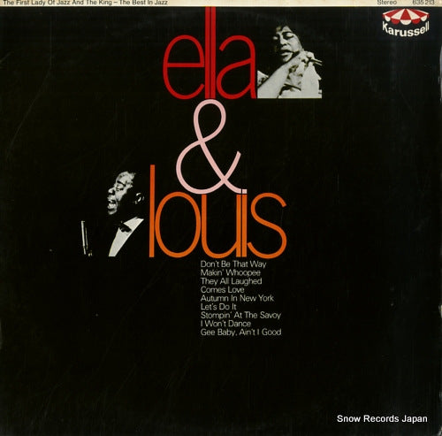 FITZGERALD, ELLA, AND LOUIS ARMSTRONG ella and louis 635213