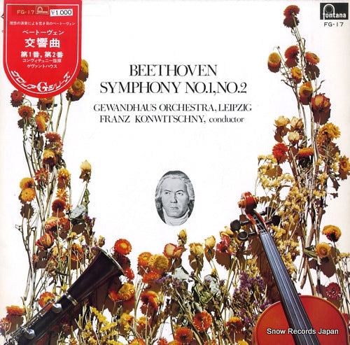 KONWITSCHNY, FRANZ beethoven; symphony no.1 & no.2 FG-17