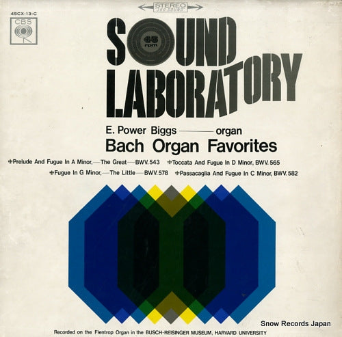 BIGGS, E. POWER bach; organ favorites 45CX-13-C