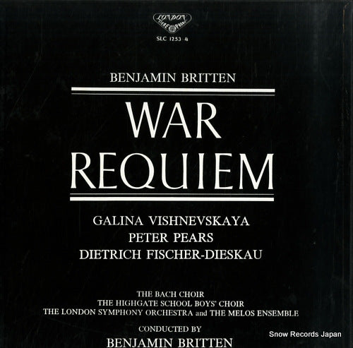 BRITTEN, BENJAMIN britten; war requiem SLC-1253-4
