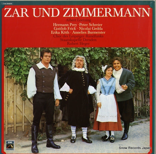 HEGER, ROBERT lortzing; zar und zimmermann 1C183-29302/04