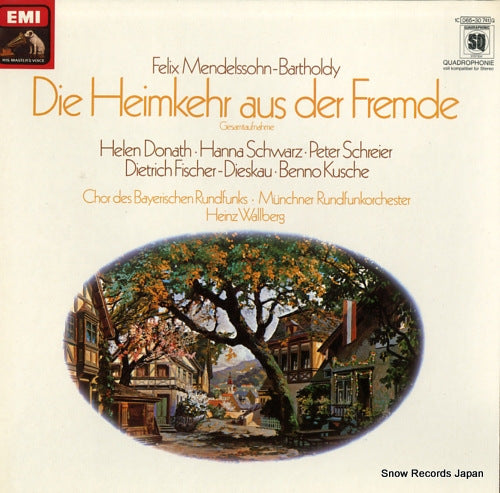 WALLBERG, HEINZ mendelssohn-bartholdy; die heimkehr aus der fremde op.89 1C065-30741Q