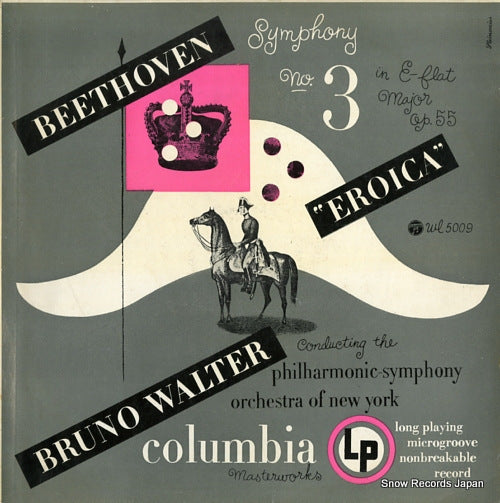 WALTER, BRUNO beethoven; symphony no.3 "eroica" WL5009