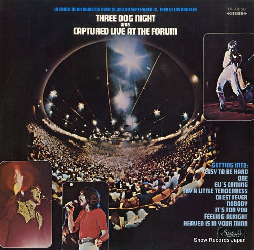 THREE DOG NIGHT three dog night was captured live at the forum HP-8858