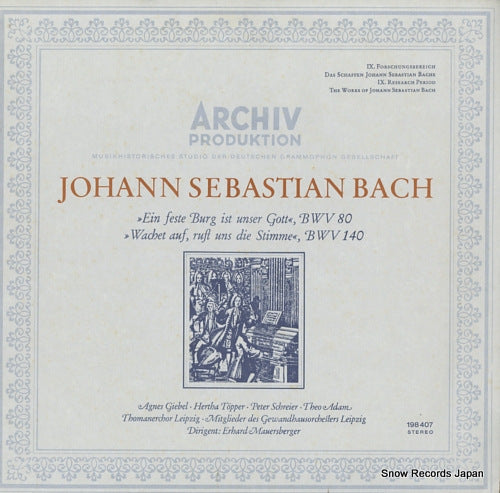 MAUERSBERGER, ERHARD bach; ein feste burg ist unser gott, bwv80 198407