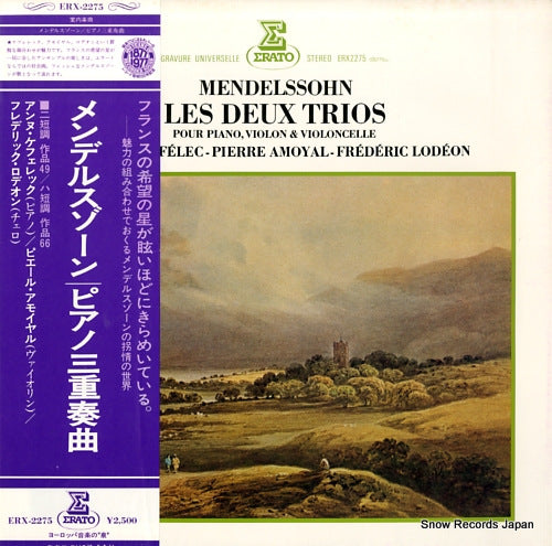 QUEFFELEC, ANNE mendelssohn; les deux trois pour piano, violon & violoncelle ERX-2275