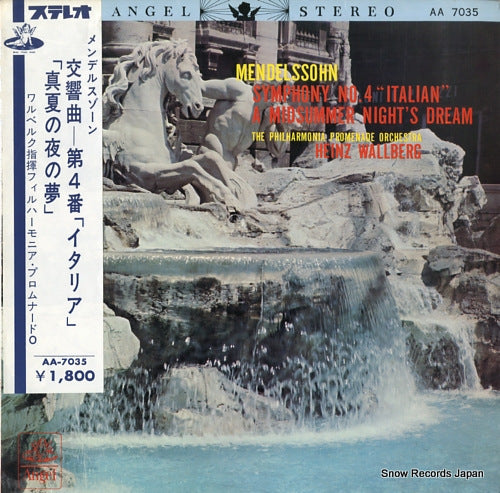 WALLBERG, HEINZ mendelssohn; symphony no.4 "italian" AA7035