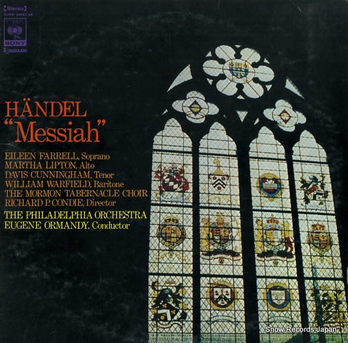 ORMANDY, EUGENE handel; messiah SONW20067-68