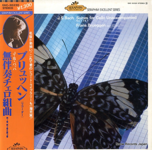 BRUGGEN, FRANS bach; suites for cello unaccompanied EAC-30320
