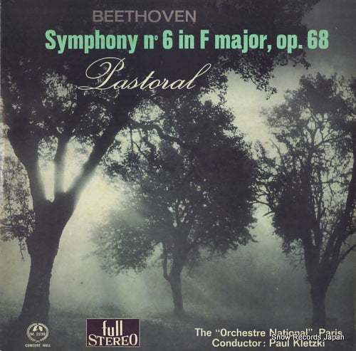KLETZKI, PAUL beethoven; symphony no.6 in f major, op.68 "pastoral" SM.2239