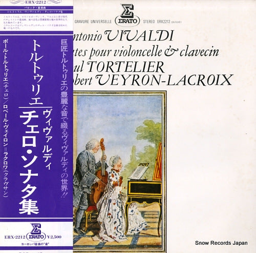 TORTELIER, PAUL vivaldi; six sonates pour violoncelle et clavecin ERX-2212