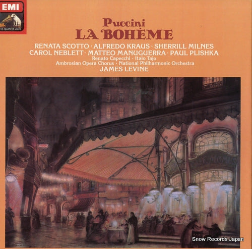 LEVINE, JAMES puccini; la boheme 06303807/8 / ASD3849-50 / SLS5192