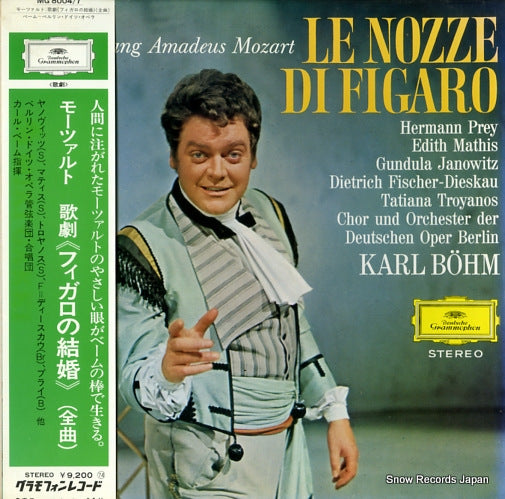 BOHM, KARL mozart; le nozze di figaro MG8004