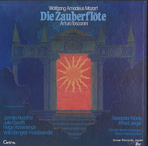 TOSCANINI, ARTURO mozart; die zauberflote LO44
