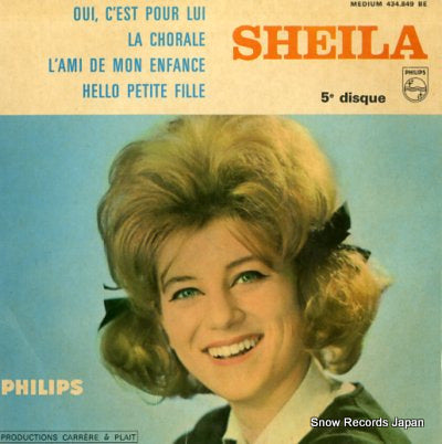 SHEILA oui, c'est pour lui 434.849BE