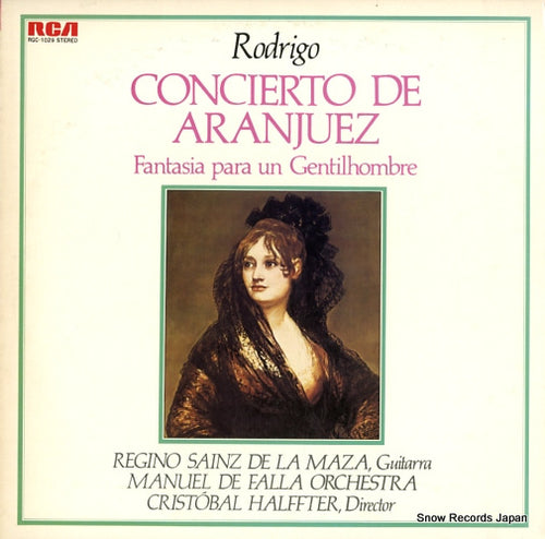 HALFFTER, CRISTOBAL rodrigo; concierto de aranjuez RGC-1029