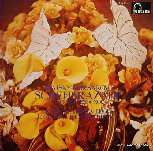 MARKEVITCH, IGOR rimsky-korsakov; scheherazade/capriccio espagnol FG-118