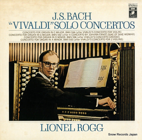 ROGG, LIONEL bach; "vivaldi" solo concertos EAA-80177