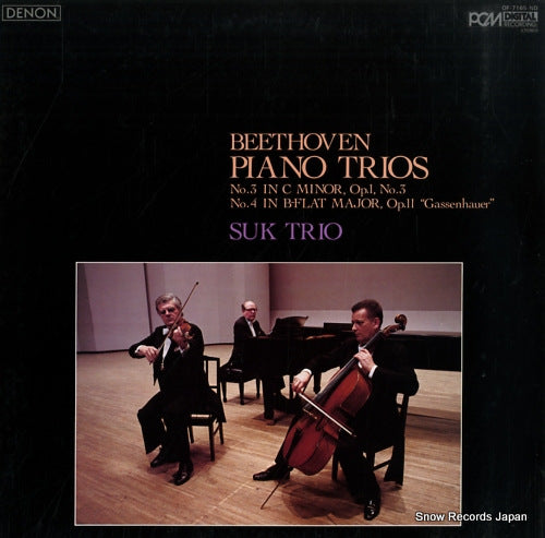 SUK TRIO beethoven; piano trios no.3 in c minor, op.1, no.3 OF-7165-ND