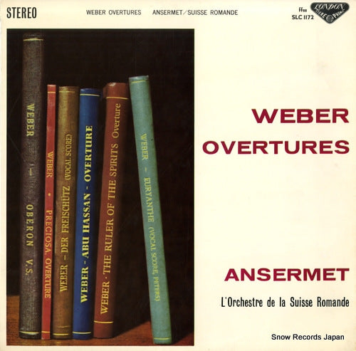 ANSERMET, ERNEST weber; overtures SLC1172