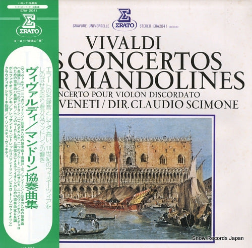 SCIMONE, CLAUDIO vivaldi; les concertos pour mandolines ERA2041