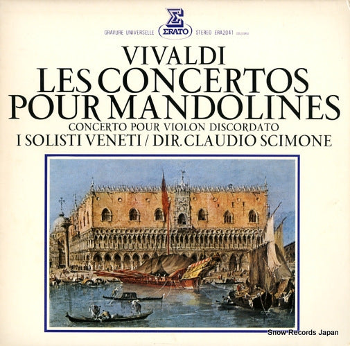 SCIMONE, CLAUDIO vivaldi; les concertos pour mandolines ERA2041