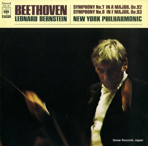 BERNSTEIN, LEONARD beethoven; symphony no.7 in a major, op.92 SOCL161