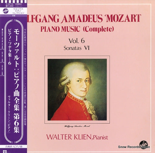 KLIEN, WALTER mozart; piano music (complete) vol.6 H-4573V