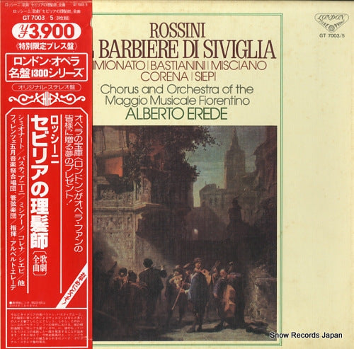 EREDE, ALBERTO rossini; il barbiere di siviglia GT7003/5