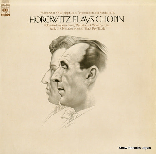 HOROWITZ, VLADIMIR horowitz plays chopin 20AC1593