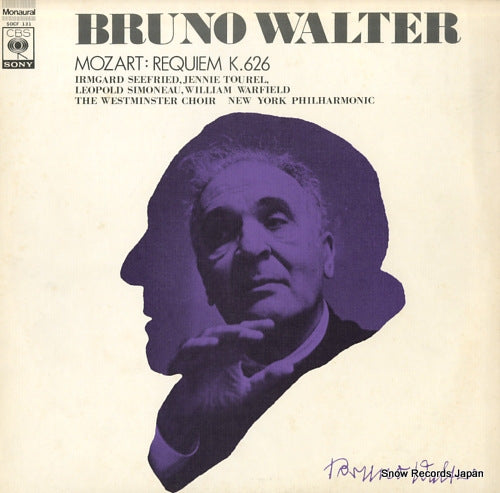 WALTER, BRUNO mozart; requiem k.626 SOCF131