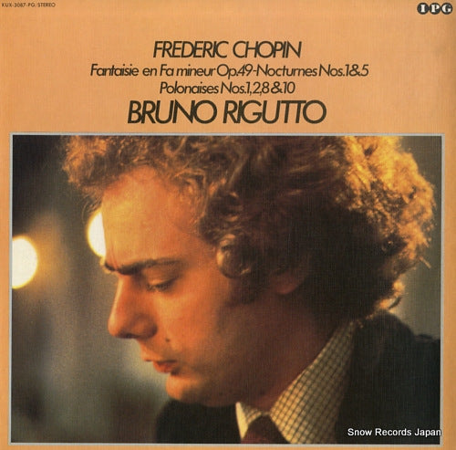 RIGUTTO, BRUNO chopin; fantaisie en fa mineur op.49-nocturnes nos.1 & 5 KUX-3087-PG