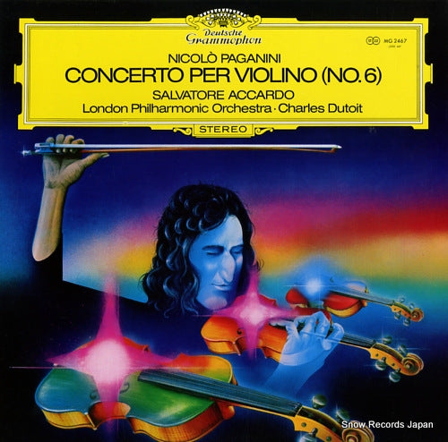 ACCARDO, SALVATORE paganini; concerto per violino no.6 MG2467