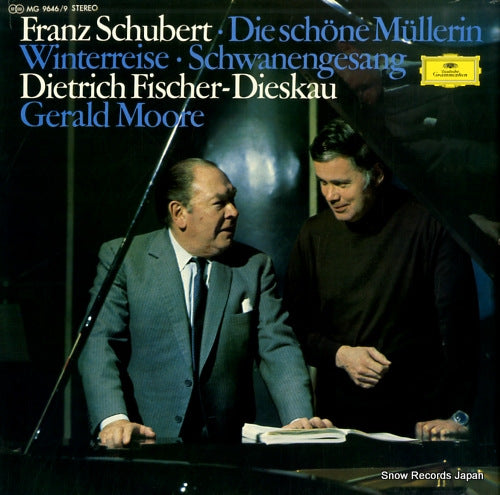 FISCHER-DIESKAU, DIETRICH / GERALD MOORE schubert; lieder volume 3 MG9646/9