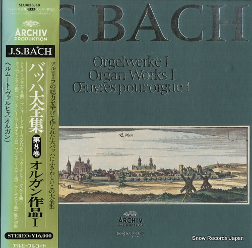 WALCHA, HELMUT bach; organ works 1 MA9033/40