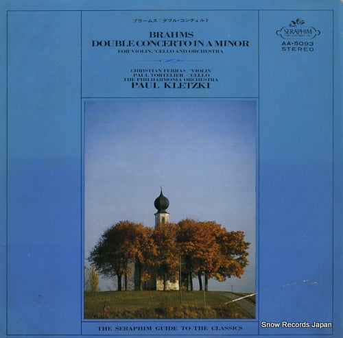 KLETZKI, PAUL brahms; double concerto in a minor AA.5093