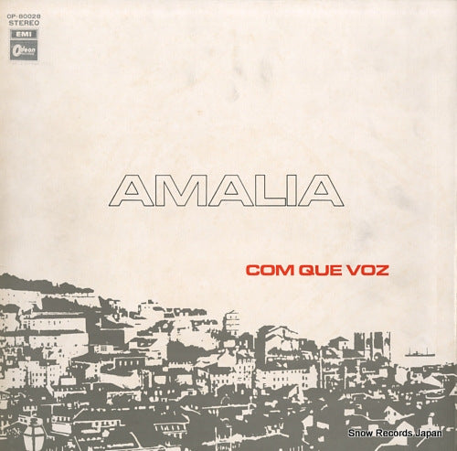 RODRIGUES, AMALIA com que voz OP-80028