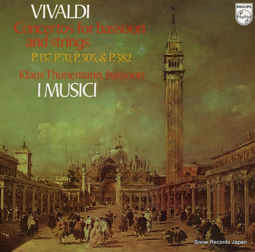 I MUSICI vivaldi; concertos for bassoon and strings 18PC-97