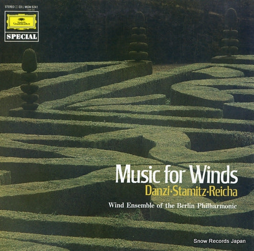 WIND ENSEMBLE OF THE BERLIN PHILHARMONIC music for winds MGW5241