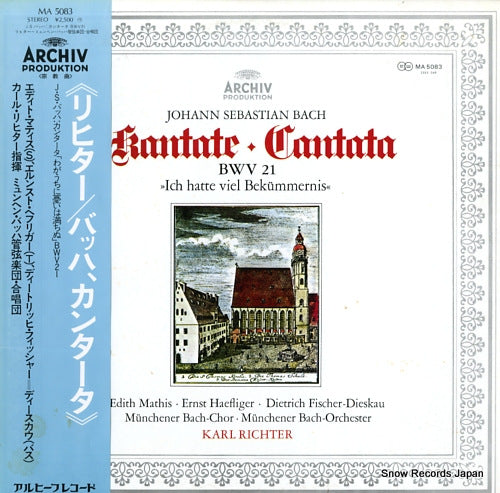 RICHTER, KARL bach; cantata bwv21 MA5083