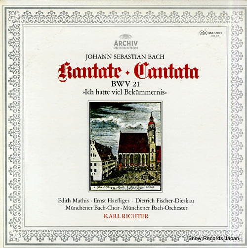 RICHTER, KARL bach; cantata bwv21 MA5083