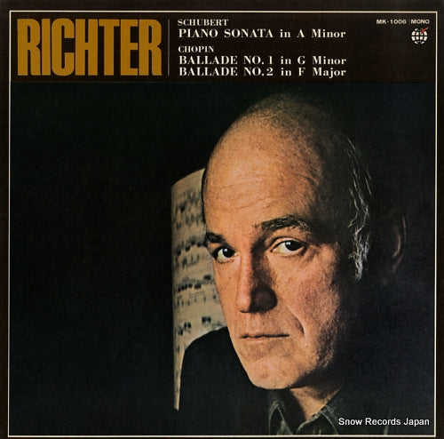 RICHTER, SVIATOSLAV schubert; piano sonata in a minor MK-1006