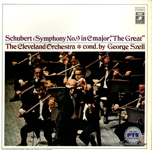 SZELL, GEORGE schubert; symphony no.9 "the great" AA-8729