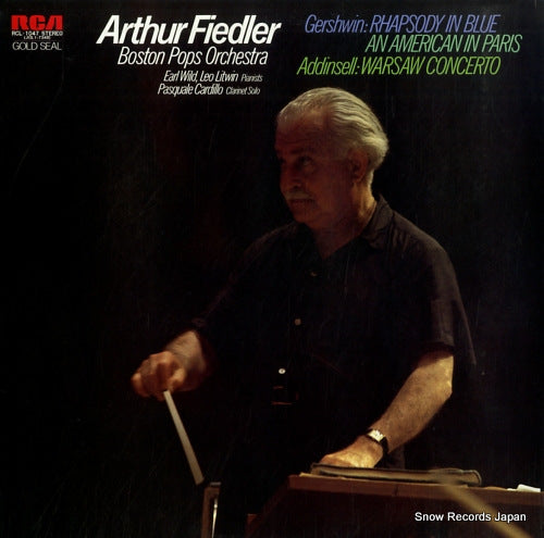 FIEDLER, ARTHUR gershwin; rhapsody in blue RCL-1047