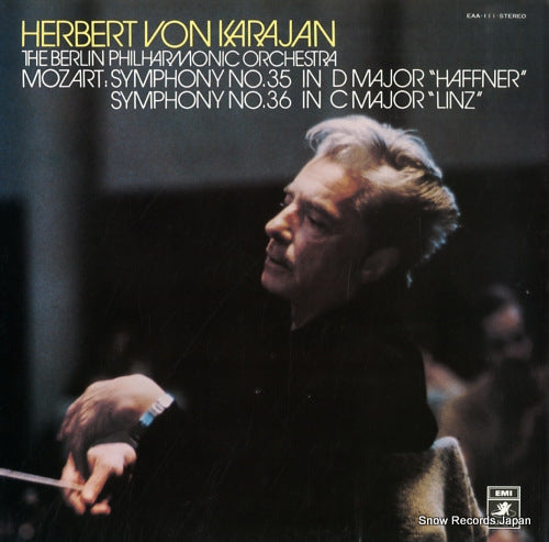 KARAJAN, HERBERT VON mozart; symphony no.35 "haffner" & no.36 "linz" EAA-111