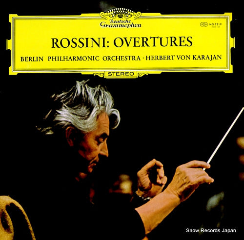 KARAJAN, HERBERT VON rossini; overtures MG2319