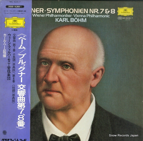 BOHM, KARL bruckner; symphonien nr.7 & 8 MG8235