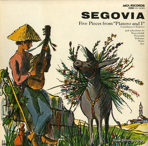 SEGOVIA, ANDRES five pieces from "platero and i" VIC-3083