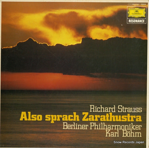 BOHM, KARL richard strauss; also sprach zarathustra MGX7051